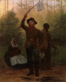 Surrender of a Confederate Soldier, 1873. Creator: Julian Scott.