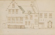 House with a stepped gable c.1783-c.1797.  Creator: Johannes Huibert Prins.