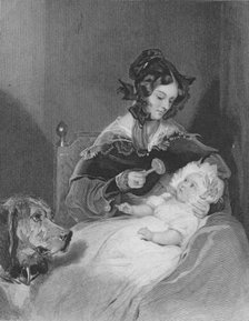 'Marchioness of Abercorn and Child', 1837. Artist: James Thomson.