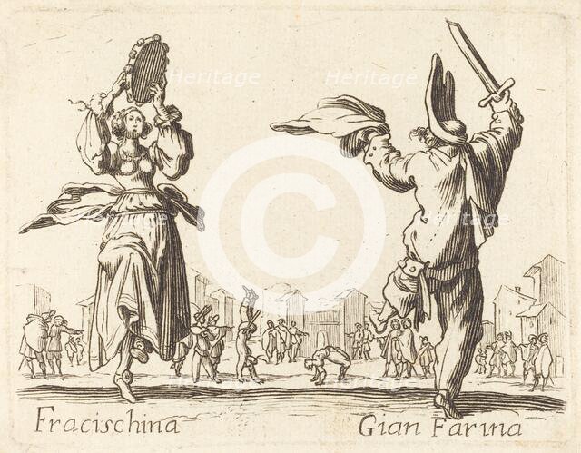 Fracischina and Gian Farina. Creator: Unknown.