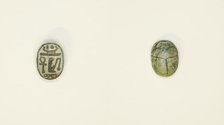Scarab: Wish Formula, Egypt, New Kingdom, Dynasties 18-20 (about 1550-1069 BCE). Creator: Unknown.