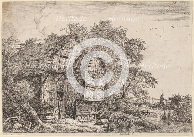 The Little Bridge, c. 1652. Creator: Jacob van Ruisdael.