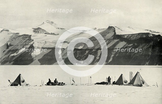 'Camp Under The Wild Range', 20 December 1911, (1913). Artist: Robert Falcon Scott.