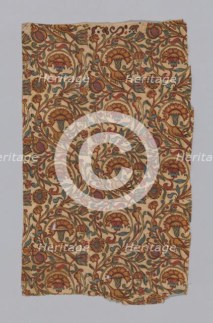 Fragment, Netherlands, 19th century. Creator: Unknown.