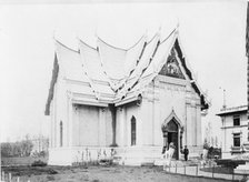 Exterior of Siam (Thailand) exhibit building, Louisiana Purchase Expo...St. Louis, Missouri, 1904. Creator: Frances Benjamin Johnston.