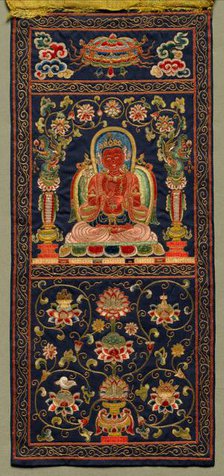 Thangka with the Seventh Bodhisattva, 1368 - 1424. Creator: Unknown.