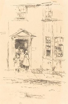 The Little Doorway, Lyme Regis, 1895. Creator: James Abbott McNeill Whistler.