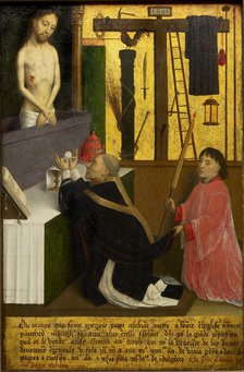 The Mass of Saint Gregory, ca 1460. Artist: Marmion, Simon (ca 1425-1489)