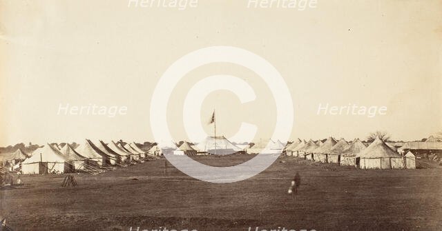 Main Street, Governor General's Camp, 1859. Creator: Unknown.