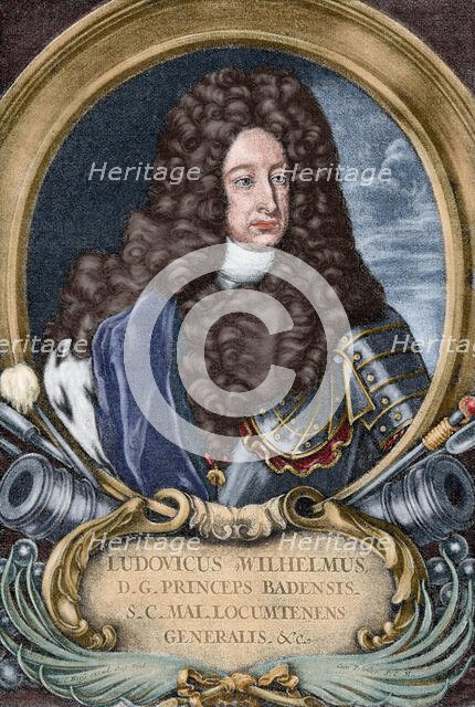 Louis William, Margrave of Baden-Baden (1655-1707), late 17th-early 18th century.  Creator: Elias Christoph Heiss.