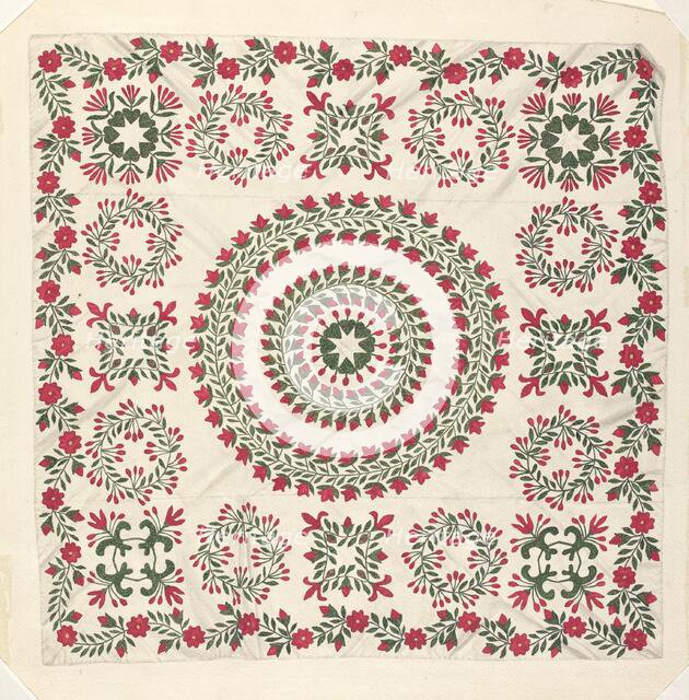 Quilt, c. 1938. Creator: Margaret Concha.