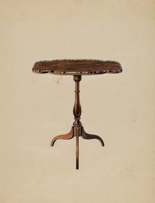 Table, 1936. Creator: Unknown.