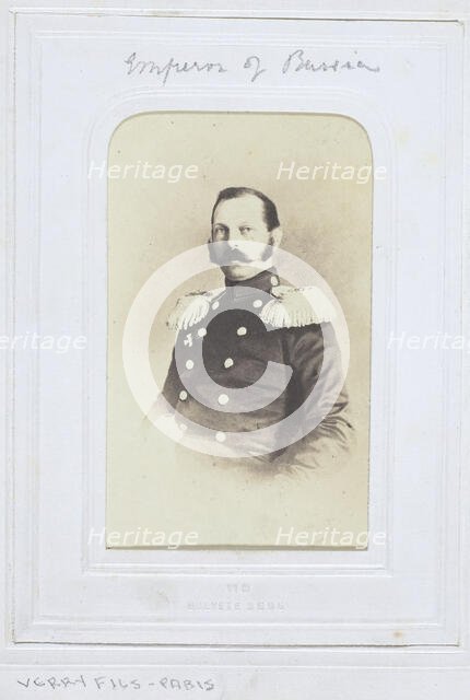 Emperor of Russia, 1860-69. Creator: Unknown.