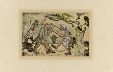 Les Péchés Capitaux (The Deadly Sins), 1888-1904. Creator: Ensor, James (1860-1949).