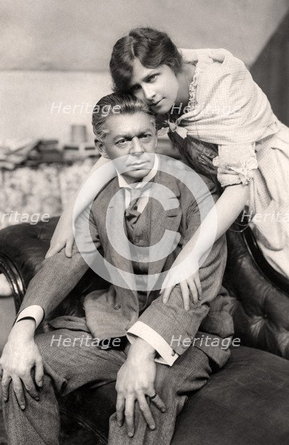 Marie Lohr (1890-1975) and E Holman Clark (1864-1925), early 20th century.Artist: Foulsham and Banfield