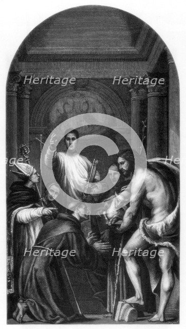 'St Lorenzo Giustiniani and Other Saints', 1532 (1870). Artist: Unknown