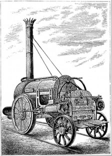 George Stephenson's locomotive 'Rocket', c1875. Artist: Unknown