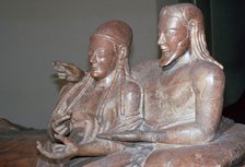 Etruscan sarcophagus of a couple, 6th century BC. Artist: Unknown