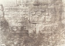 Jérusalem, Restes de scupltures judaïques, 1854. Creator: Auguste Salzmann.