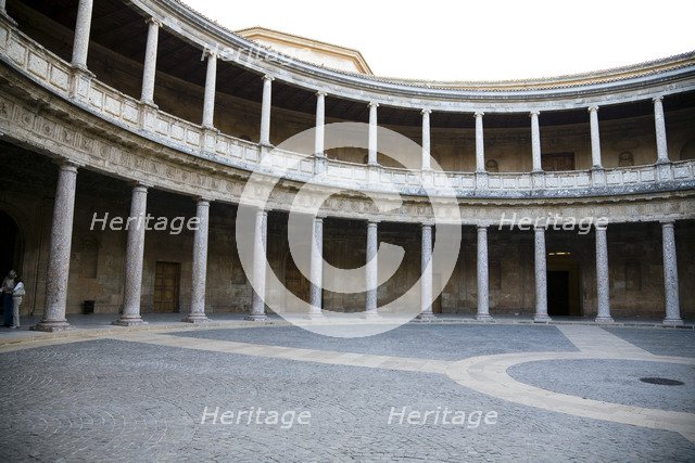 The Palace of Charles V, Alhambra, Granada, Spain, 2007. Artist: Samuel Magal
