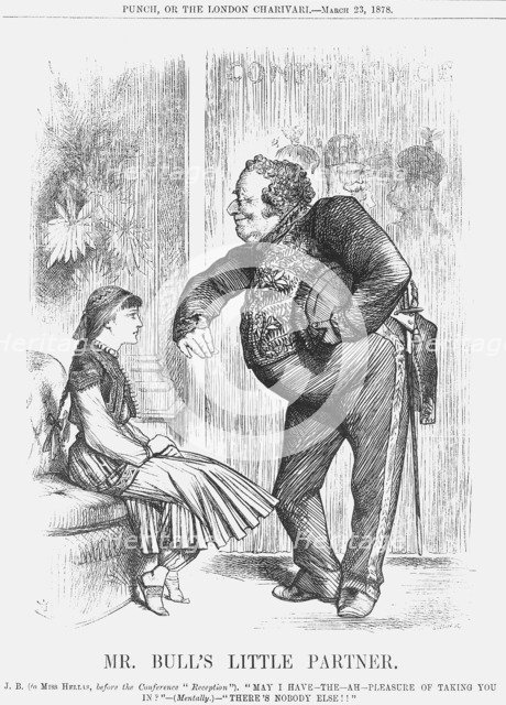 'Mr Bull's Little Partner', 1878. Artist: Joseph Swain