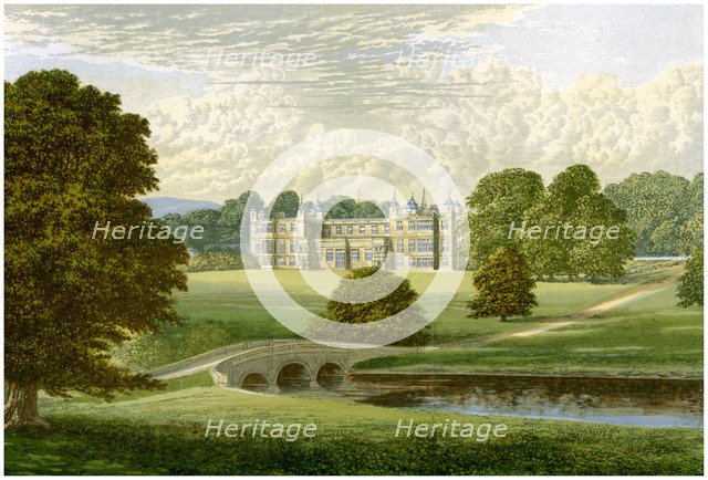 Audley End, Essex, home of Lord Braybrooke, c1880. Artist: Unknown