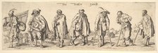 Die Bettler Zunfft (The Seven Beggars), 1630. Creator: Wenceslaus Hollar.