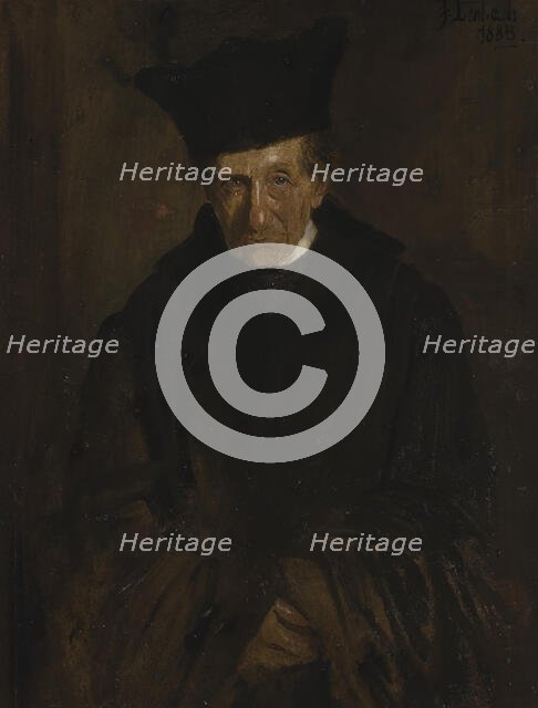 The Theologian Ignaz von Döllinger, 1883. Creator: Franz von Lenbach.