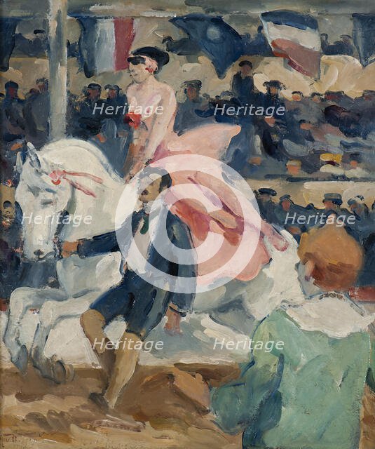 Horsewoman, 1919. Creator: Gosta von Hennigs.