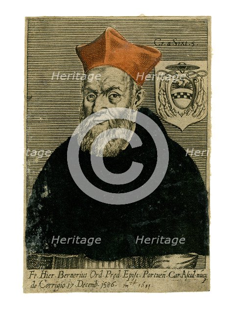 Cardinal Girolamo Bernerio, Italian priest, 16th century. Artist: Unknown