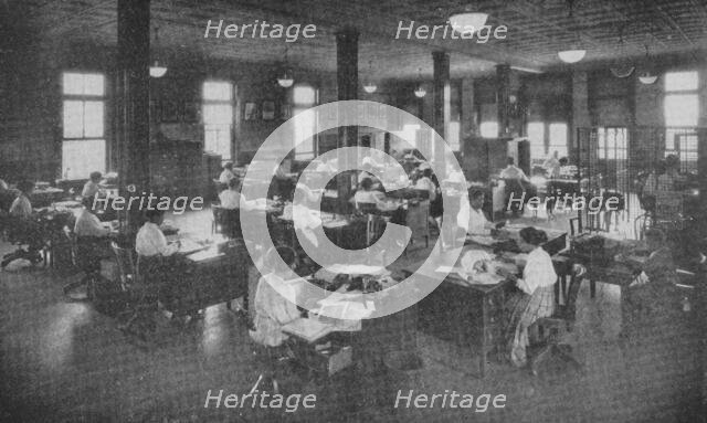 Office force of the Independent Order of St. Luke, of which Mrs. Walker is the head, 1922. Creator: Unknown.