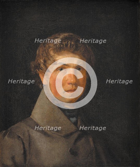 Self-Portrait, 1831-1834. Creator: Christen Købke.