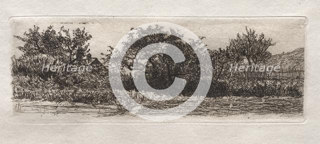 Roofs and Trees, 1879. Creator: Otto H. Bacher (American, 1856-1909).