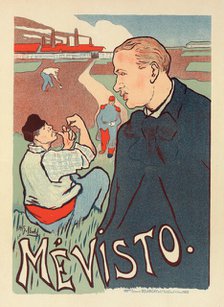 Affiche pour "Mévisto"., c1897. Creator: Henri-Gabriel Ibels.