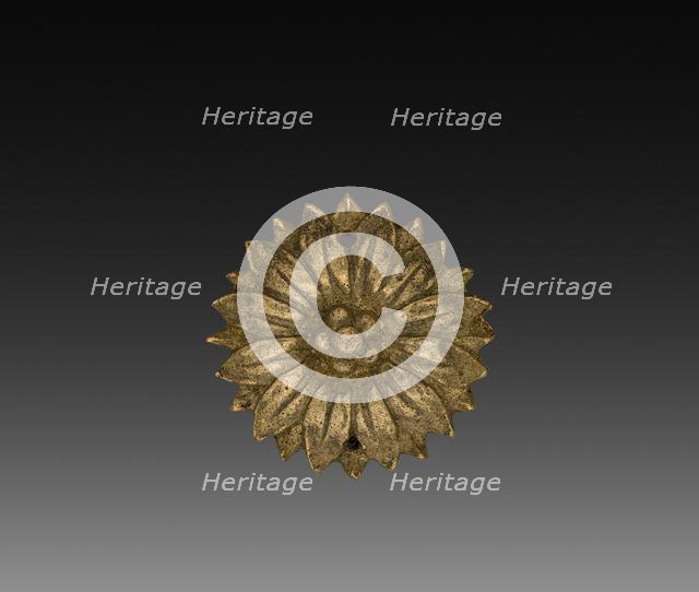 Ornamental Rosette, late 1700s. Creator: Unknown.