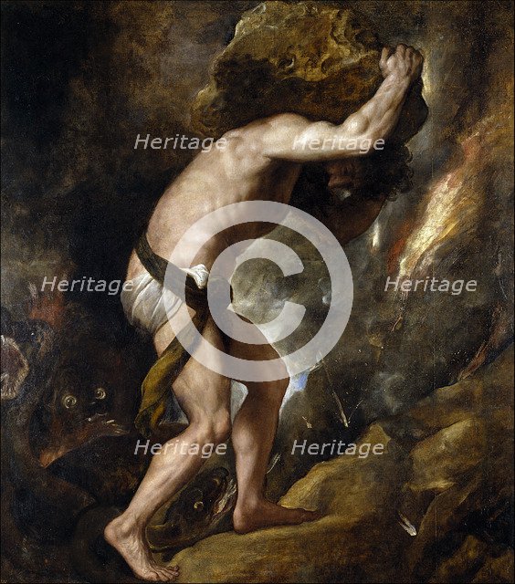 Sisyphus. Artist: Titian (1488-1576)