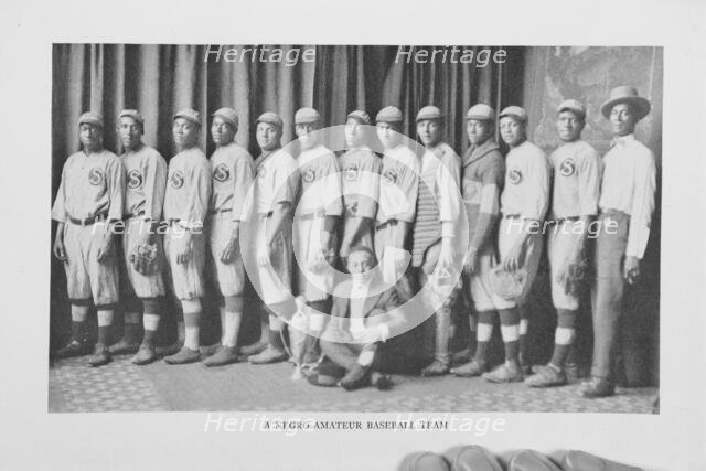 A negro amateur baseball team, 1922. Creator: Unknown.