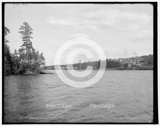 The Utowana, Blue Mountain Lake, Adirondack Mountains, c1902. Creator: William H. Jackson.