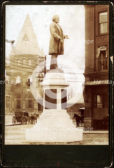 Statue of Frederick Douglass, (1890-1900?). Creator: Unknown.