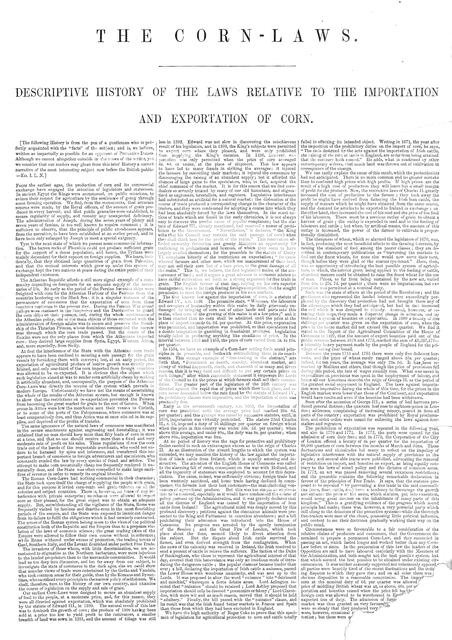 The Corn-Laws, 1845. Creator: Unknown.