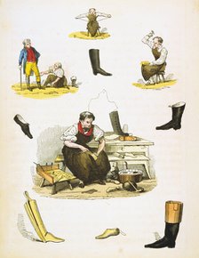 Shoemaker, c1845. Artist: Anon