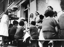 Children in the care of the Health Ministry, France, World War II, 1940-1944. Artist: Unknown