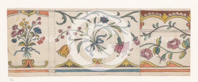 Flower borders, 1770-1808. Creator: Jan Brandes.