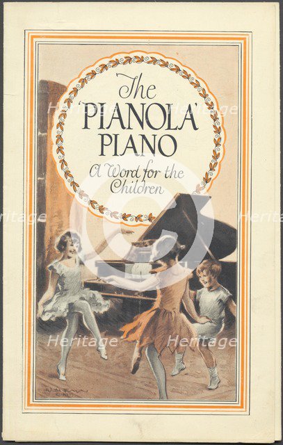 Aeolian Company Pianolas, 1920s. Artist: Wilfred Fryer