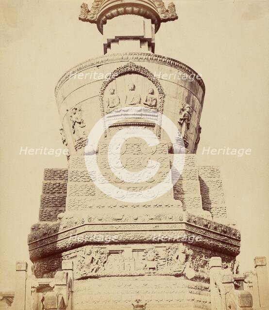 Architectural View of the Lama Temple Near Pekin, October 1860, 1860. Creator: Felice Beato.