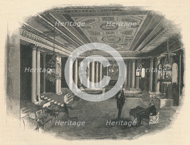 'Buckingham Palace: The Marble Hall', 1886. Artist: Unknown.