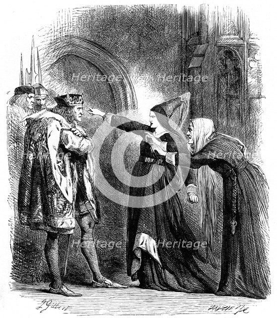 Scene from Shakespeare's Richard III, (1591) c1858. Artist: Unknown