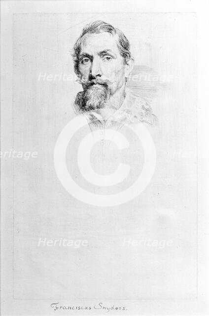 Frans Snyders, from "The Iconography", early 17th century. Creator: Anthony van Dyck.