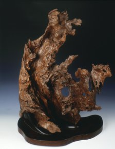 Natural wood sculpture, Qing dynasty, China, 1644-1912. Artist: Unknown