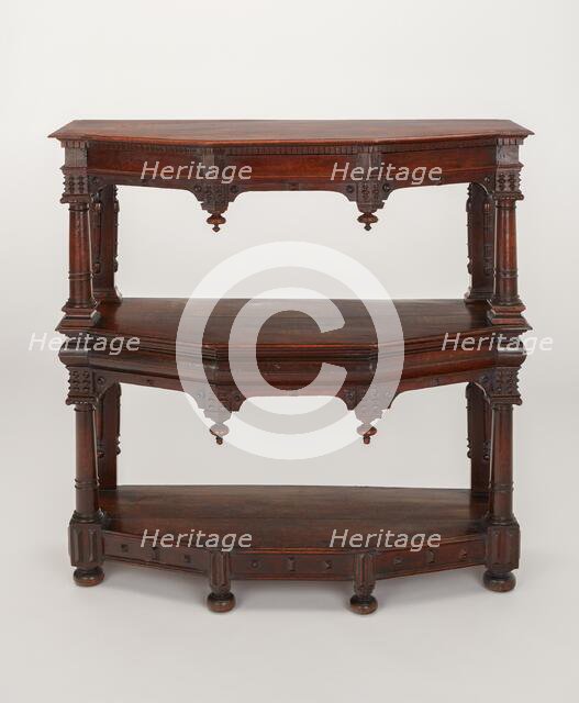 Court Cupboard, England, c. 1660. Creator: Unknown.